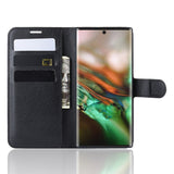 Light Blue Leather Wallet Case (Galaxy Note 10)