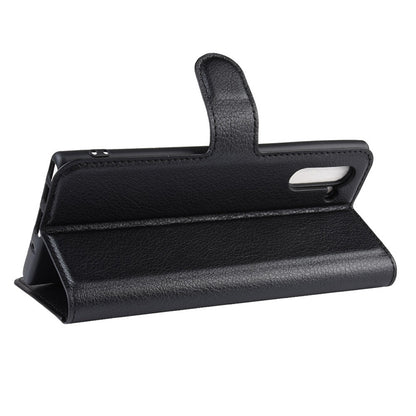 White Leather Wallet Case (Galaxy Note 10)