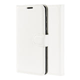White Leather Wallet Case (Galaxy Note 10)
