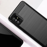 Black Brushed Metal Case (Galaxy A51 4G)