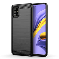 Black Brushed Metal Case (Galaxy A51 4G)