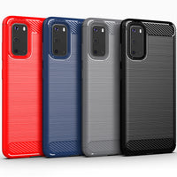 Red Brushed Metal Case (Galaxy S20)