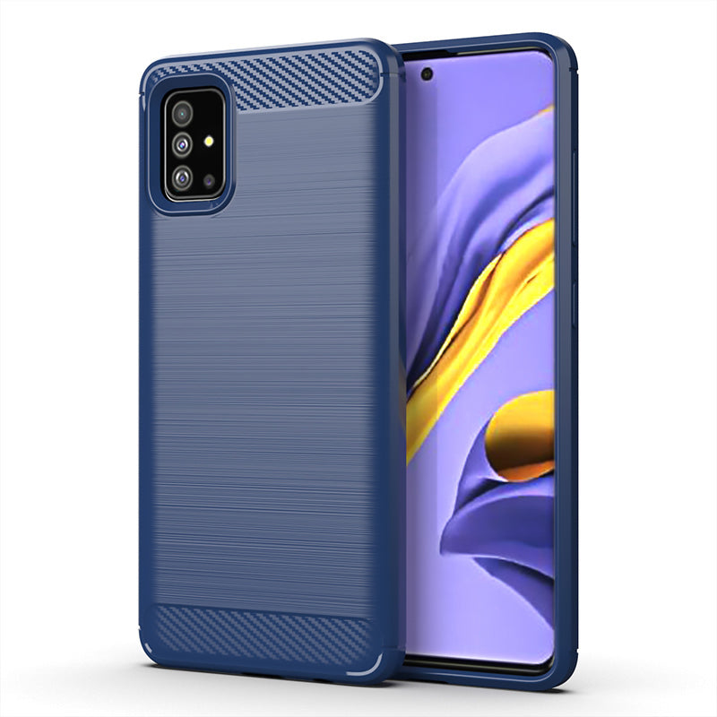 Navy Brushed Metal Case (Galaxy A51 4G)
