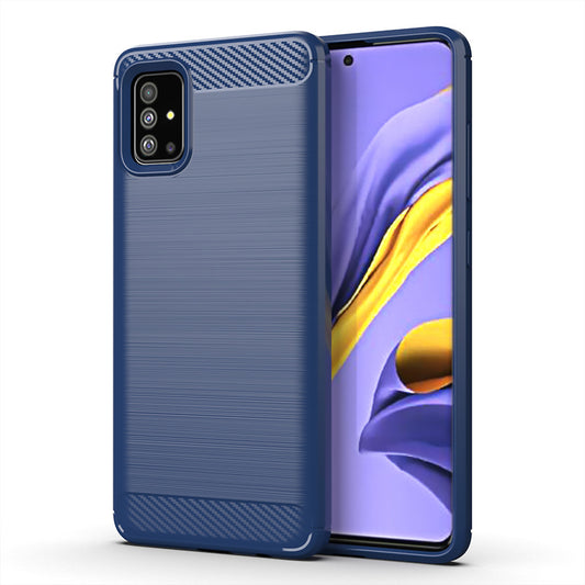 Navy Brushed Metal Case (Galaxy A51 4G)