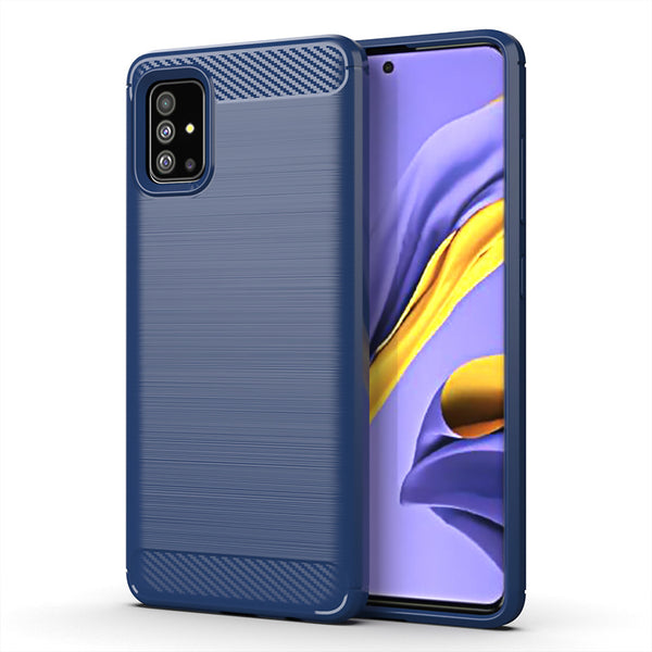 Navy Brushed Metal Case (Galaxy A51)