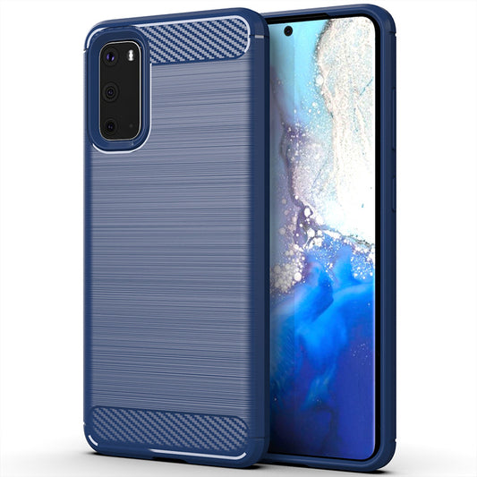 Navy Brushed Metal Case (Galaxy S20)