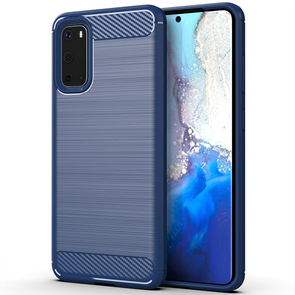 Navy Brushed Metal Case (Galaxy S20)
