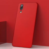 Matte Red Soft Case (Huawei P20)