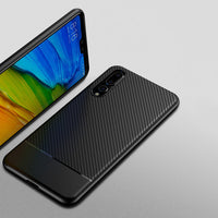Red Carbon Fiber Case (Huawei P20 Lite)