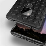 Navy Leather Weave Case (Huawei Mate 20)