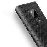 Navy Leather Weave Case (Huawei Mate 20)