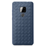 Navy Leather Weave Case (Huawei Mate 20)
