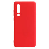 Matte Red Soft Case (Huawei P30)