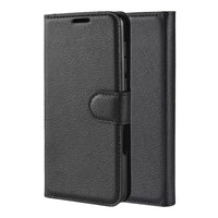 Black Leather Wallet Case (Pixel 3 XL)