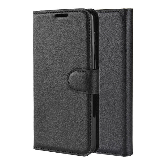 Black Leather Wallet Case (Pixel 3a XL)
