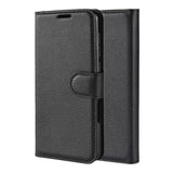 Black Leather Wallet Case (Pixel 3a XL)