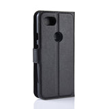 Black Leather Wallet Case (Pixel 3a XL)