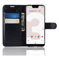 Pink Leather Wallet Case (Pixel 3 XL)