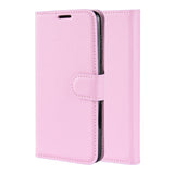 Pink Leather Wallet Case (Pixel 3 XL)