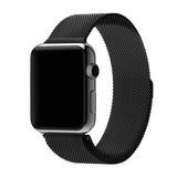 Black Milan Mesh Apple Watch Strap