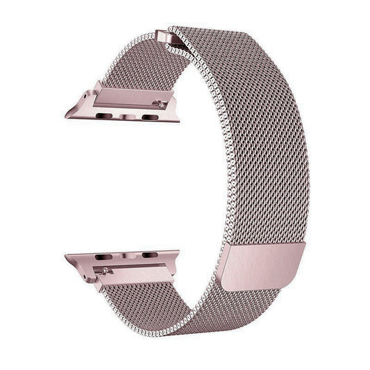 Rose Gold Milan Mesh Apple Watch Strap (42mm-49mm)