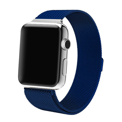 Blue Milan Mesh Apple Watch Strap (42mm-49mm)