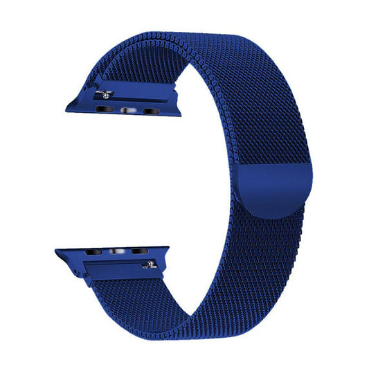 Blue Milan Mesh Apple Watch Strap (42mm-49mm)
