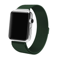 Forest Green Milan Mesh Apple Watch Strap