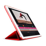 Red Leather Folio Case with Smart Cover (iPad Mini 5 2019)
