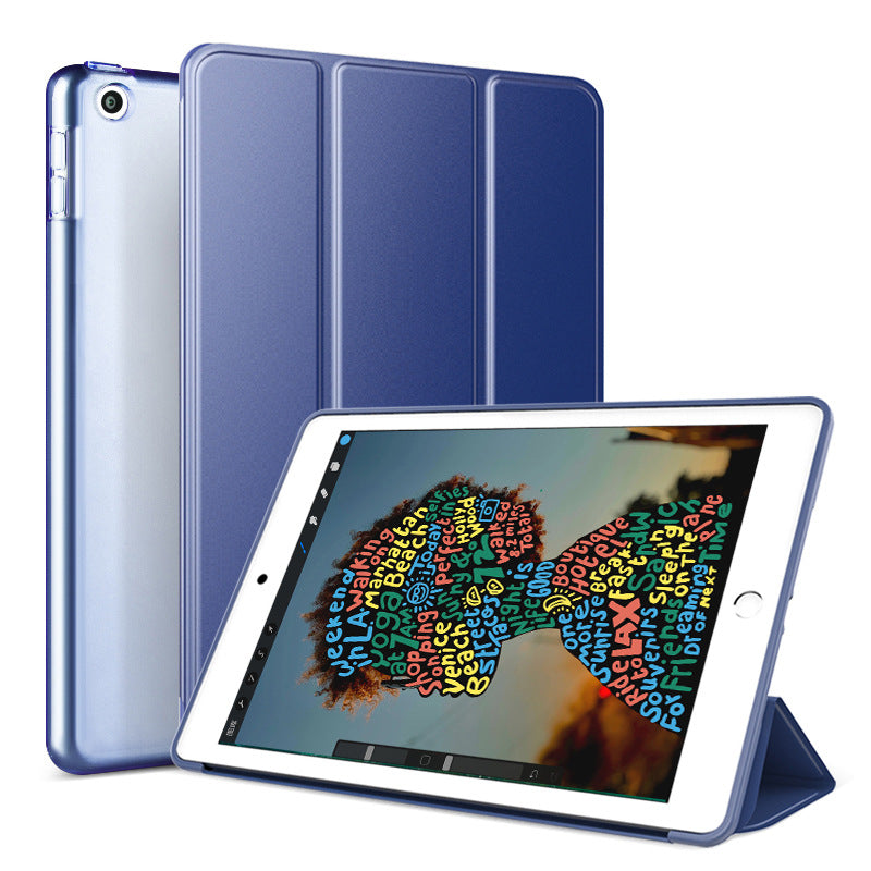 Navy Leather Folio Case with Smart Cover (iPad Pro 11-inch 2018)