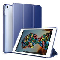 Navy Leather Folio Case with Smart Cover (iPad Pro 11-inch 2018)