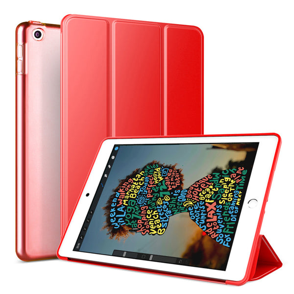 Red Leather Folio Case with Smart Cover (iPad Pro 12.9-inch 2018)