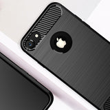 Black Brushed Metal Case (iPhone 7/8/SE 2020/2022)