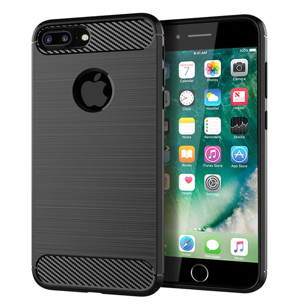 Black Brushed Metal Case (iPhone 7+/8+)