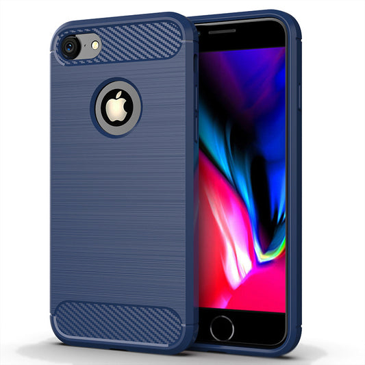 Navy Brushed Metal Case (iPhone 7/8/SE2/SE3)