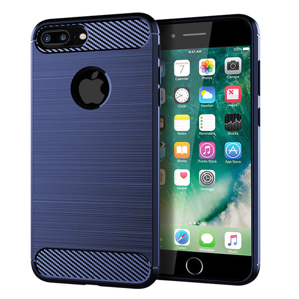 Navy Brushed Metal Case (iPhone 7+/8+)