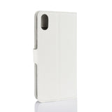 White Leather Wallet Case (iPhone X/XS)