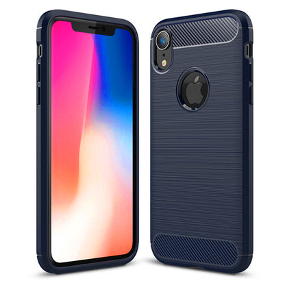 Navy Brushed Metal Case (iPhone XR)