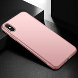 Metallic Rose Gold Hard Case (iPhone XS Max)