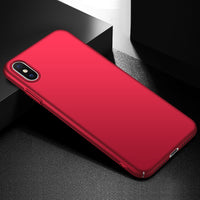 Metallic Red Hard Case (iPhone XS Max)