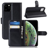 Light Blue Leather Wallet Case (iPhone 11 Pro)
