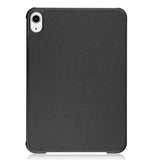 Black Leather V2 Folio Case with Smart Cover (iPad Mini 6 2021)