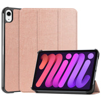 Rose Gold Leather V2 Folio Case with Smart Cover (iPad Mini 6 2021)