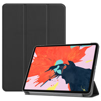 Black Leather Folio Case with Smart Cover (iPad Pro 12.9-inch 2020/2021)