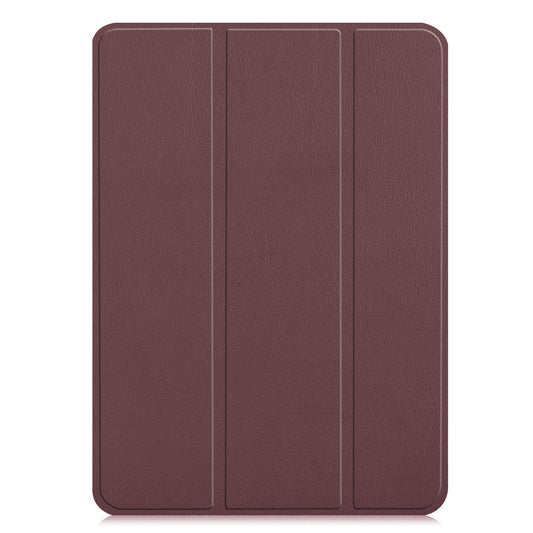Brown Leather Folio Case with Smart Cover (iPad Pro 12.9-inch 2018-2022)