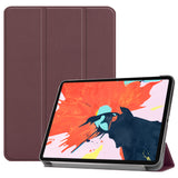 Brown Leather Folio Case with Smart Cover (iPad 10.2-inch 2019-2021)