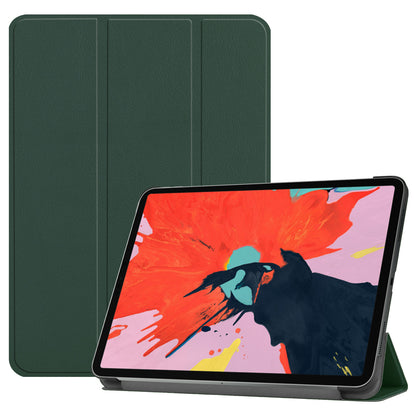 Forest Green Leather Folio Case with Smart Cover (iPad Pro 12.9-inch 2018-2022)