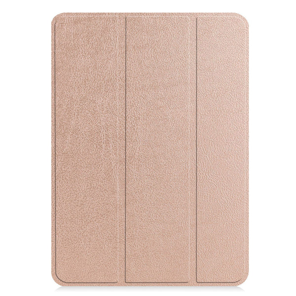 Gold Leather Folio Case with Smart Cover (iPad 10.2-inch 2019-2021)