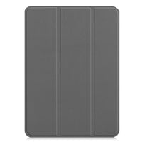Grey Leather Folio Case with Smart Cover (iPad 10.9-inch 2022)