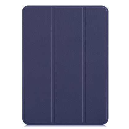 Navy Leather Folio Case with Smart Cover (iPad 10.2-inch 2019-2021)
